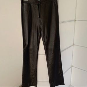 Genuine leather pants